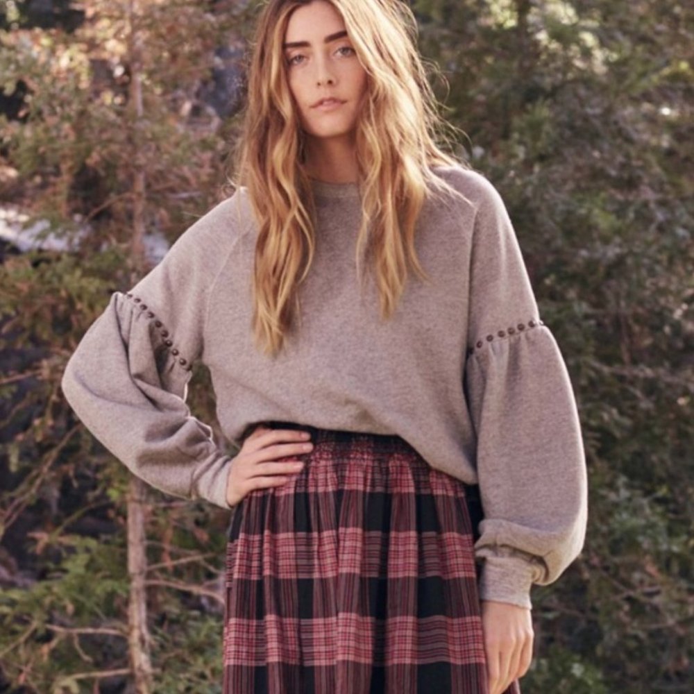 THE GREAT Bishop Sleeve Sweatshirt